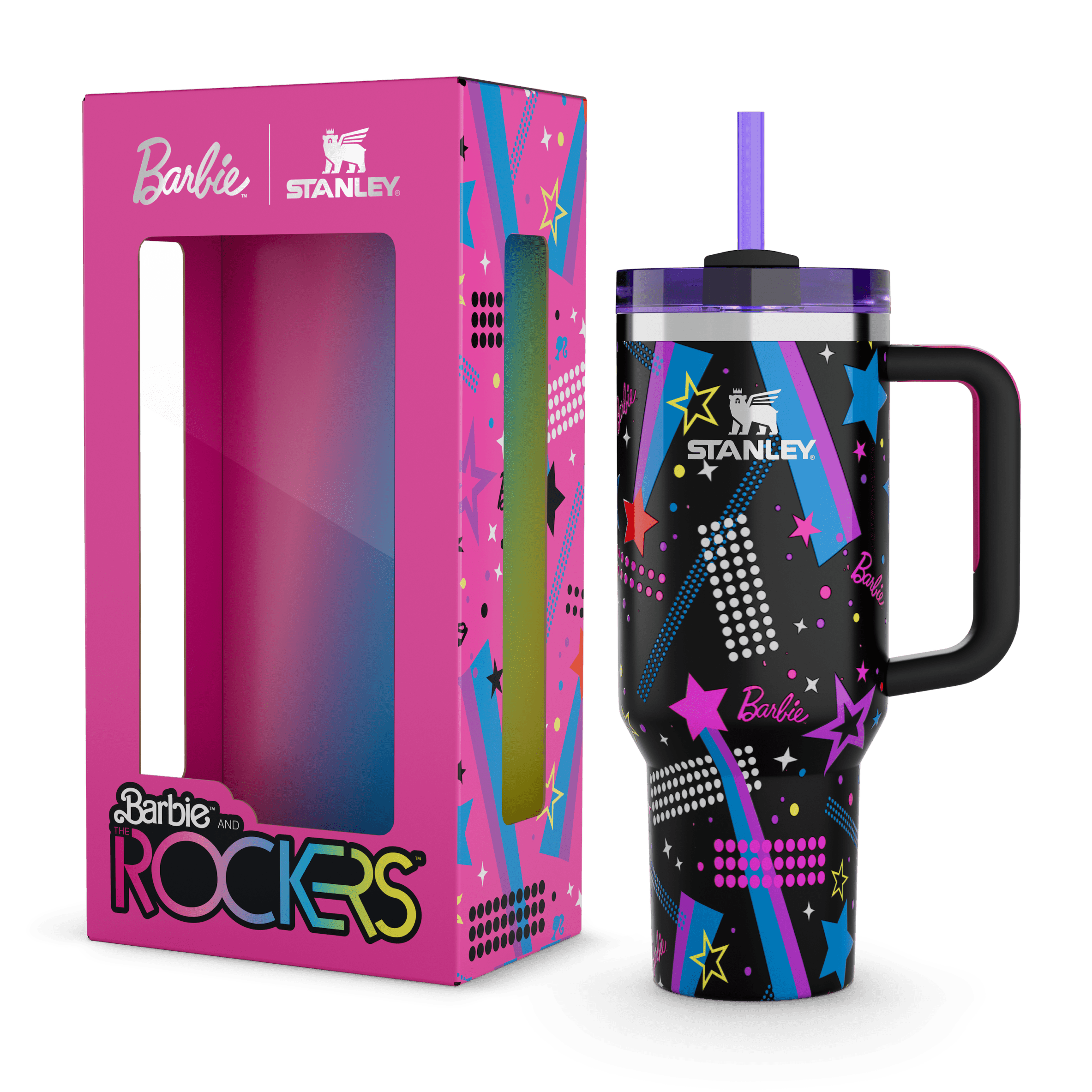 The Barbie™ x Stanley ’80s Rockers Quencher | 1.2L