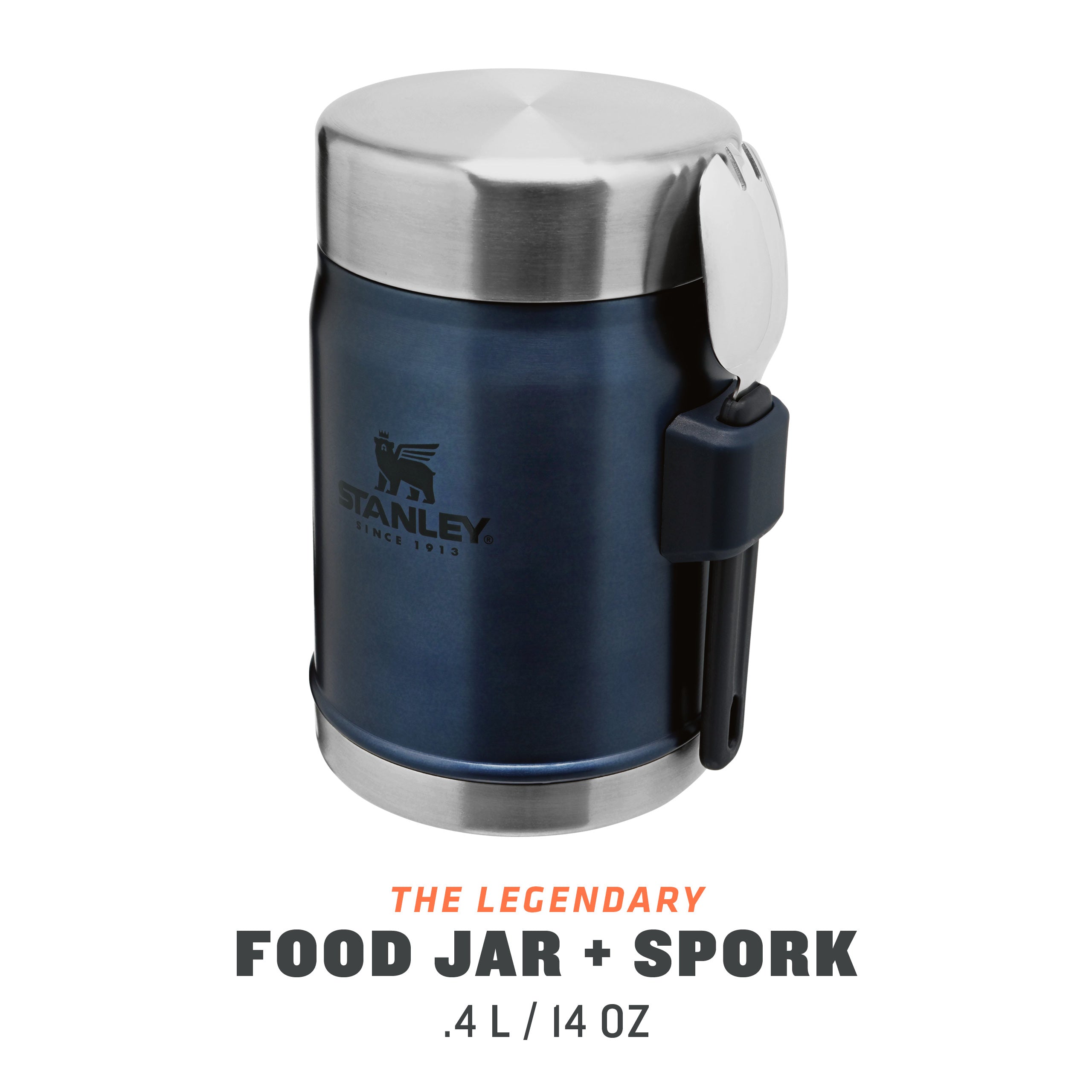 Classic Legendary Food Jar + Spork | 0.4L